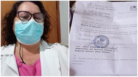Despiden A Anestesióloga Sandinista Del Hospital Lenín Fonseca