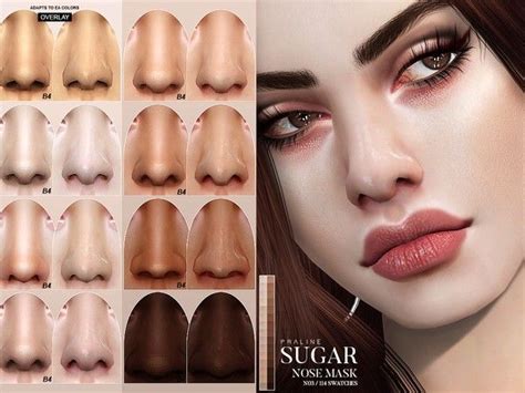 Sugar Nose Mask N03 For The Sims 4 Spring4sims Sims 4 Sims 4 Cc