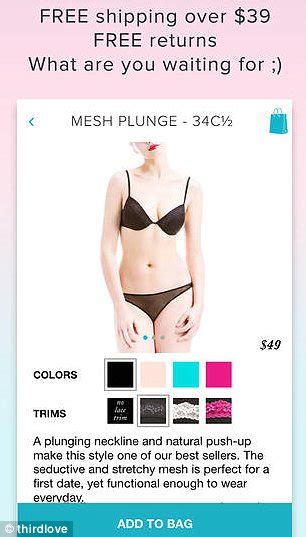 Thirdlove Lingerie App Calculates Your Bust Size Using Two Iphone