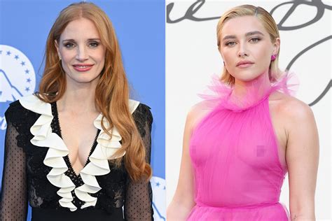 Jessica Chastain Defends Florence Pugh S Free The Nipple Moment