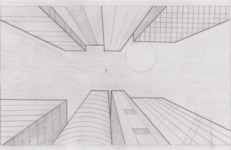 One Point Perspective Drawing Step By Step