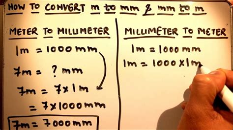 How To Convert Meter To Millimeter And Millimeter To Meter Images
