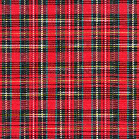 Texture Of Red Plaid Fabric Stock Photo Image Of Tartan Pattern