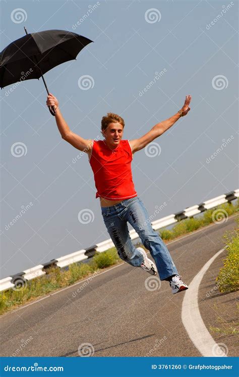Man Jumps Stock Photo Image Of Businessman Jumper Flying 3761260