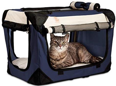 Petluv Premium Cat Carrier And Travel Crate With Added Safety Features