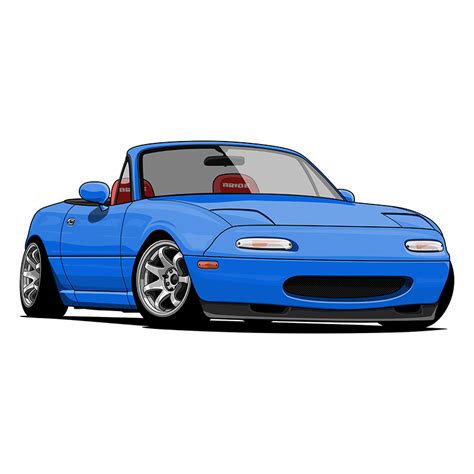 Miata Vector At Collection Of Miata Vector Free For