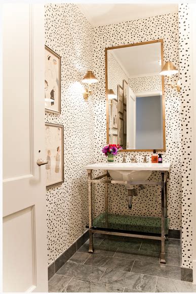Move over boring walls… we're here to dispel the myth of not using statement wallpaper in small bathrooms. Trend Alert: Dalmatian Print Home Decor