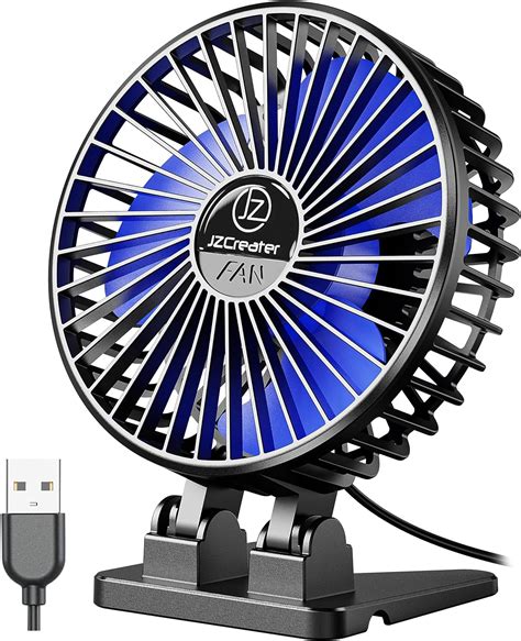 Amazon Jzcreater Usb Desk Mini Fan Portable Speeds Desktop