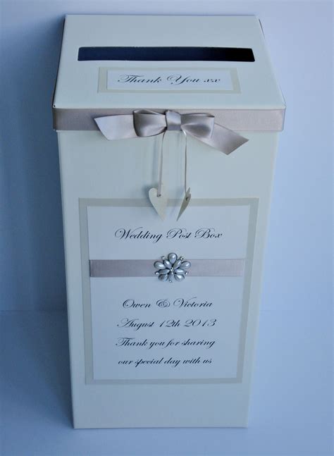 Check spelling or type a new query. Mocha crystal and pearl wedding Post Box £25.00 www ...