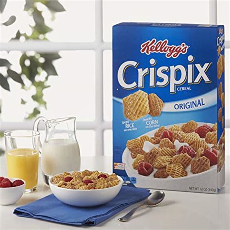 Kelloggs Crispix Breakfast Cereal Original Low Saturated Fat Bulk