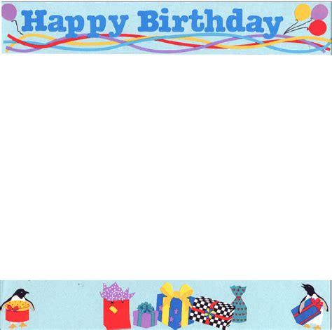 Clipart Birthday Border 10 Free Cliparts Download Images On