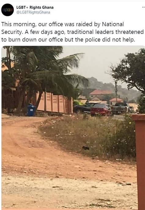 Lgbtqi Office In Ghana See Police Storm Location For Accra Raid