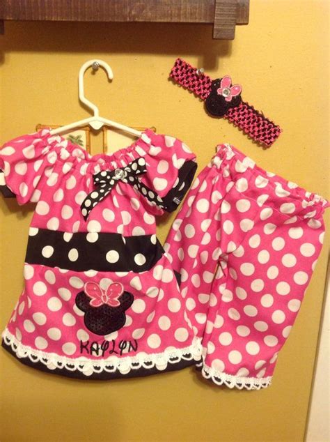 Minnie Mouse Dress Outfit With Pants And By Tanyacreativedesigns