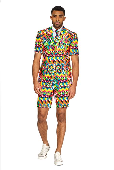 Opposuits Opposuits Mens Summer Abstractive Colorful Suit Walmart