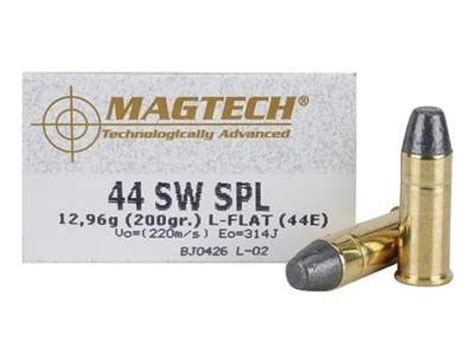 Magtech 44 Special Ammunition Cowboy Action Loads Mt44b 240 Grain Lead