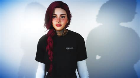 Long Haircut With Highlights For Mp Female 1 0 Gta 5