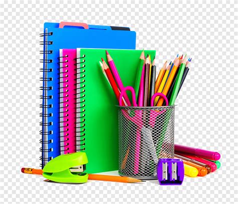 School Supplies Stationery Notebook Resource Room Colored School