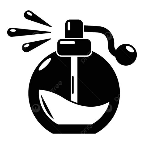 Gambar Ikon Semprotan Botol Parfum Ilustrasi Latar Belakang Rempah