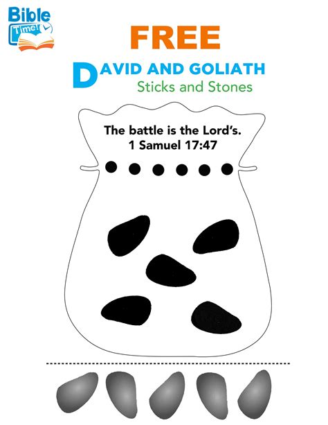 David And Goliath Kids Activities