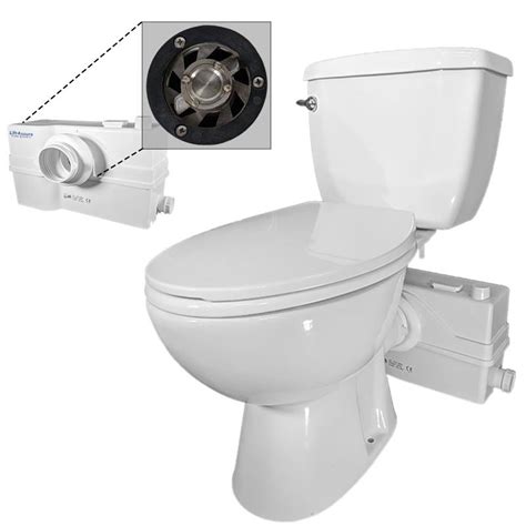 Lift Assure American Elongated Macerating Toilet Kit