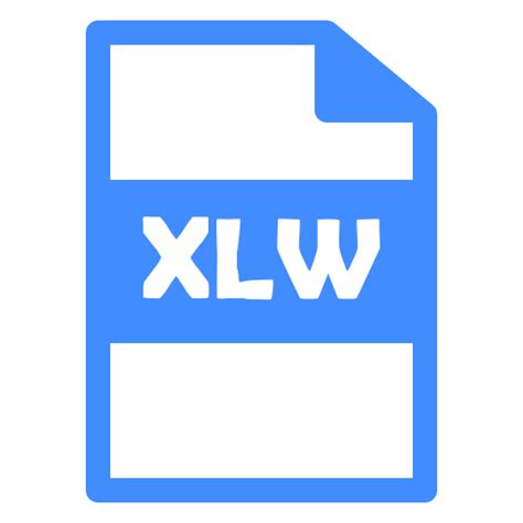 Xlw File Format Document Icon Free Download