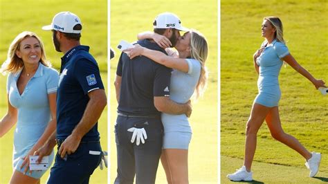 Golf News Dustin Johnson Seals 21 Million Jackpot With A Kiss With
