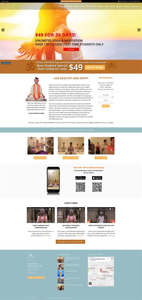 Yoga might also help you manage your symptoms of depression and anxiety that are due to difficult situations. Case Study: RYK Yoga and Meditation Center | Ideally Digital