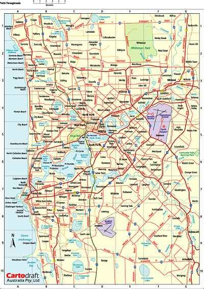 Perth Wa Map With Suburbs Carina Vivienne