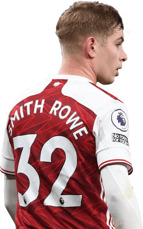 He loves to attack defenders with his dribbles and speed. Emile Smith Rowe football render - 76602 - FootyRenders