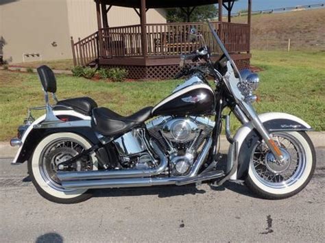For example, a 2015 softail® deluxe model in vivid black with a sale price of $17,845, no down financing offer available only on new harley‑davidson® softail and touring motorcycle models. 2005 Harley-Davidson® FLSTNI Softail® Deluxe ~~ White ...