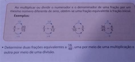Solved Ao Multiplicar Ou Dividir O Numerador E O Denominado Algebra