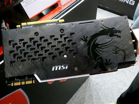 Msi Reveals Massive Triple Fan Geforce Gtx 1080 Ti Gaming X Trio