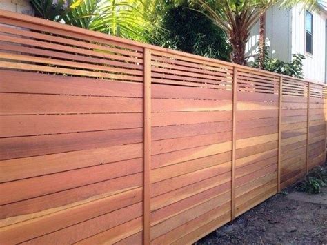 Horizontal Wood Fence Designs