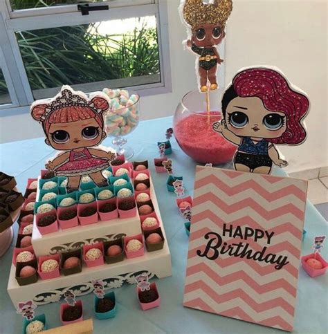 Lol Surprise Dolls Candy Table Setting Birthday Surprise Party 8th