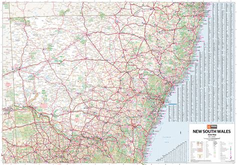 Find every surf break in nsw with surfing maps. Hema - NSW State Map, The Map Shop