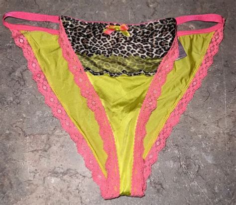 vtg l victoria s secret satin low rise string bikini panties silky soft 38 99 picclick