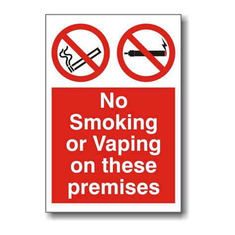 No Smoking Or Vaping Sign Prosol
