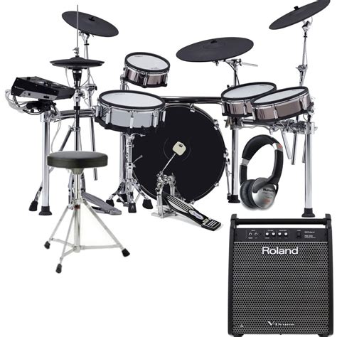 Roland Td50kvx V Drums Pro Electronic Drum Kit Pm200 Package