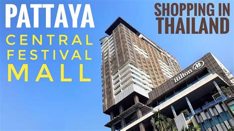Pattaya Beach Central Festival 🇹🇭 Shopping Malls In Thailand Youtube