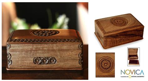 Walnut Jewelry Box Exotic Radiance The Hunger Site