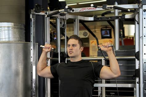 This exercise is one of the best cable exercises for your front part of your shoulder. Cable Shoulder Press Exercise Guide and Video