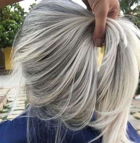 Cool Grey Hair Ideas For 2019 That Look Futuristic 06 Grey Blonde
