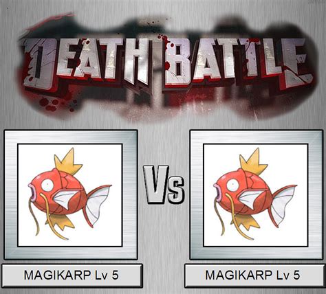 Big Death Battle Magikarp Vs Magikarp By Genetichero On Deviantart
