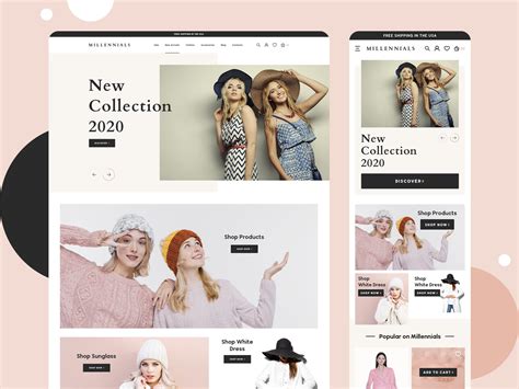 fashion landing page by fahmida bhuiyan on dribbble