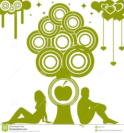 Adam And Eve Eps10 Royalty Free Stock Images Image 33311019