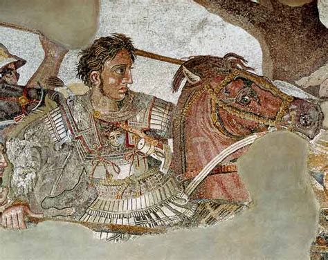The Alexander Mosaic Detail Depicting A Roman As Art Print Or Hand
