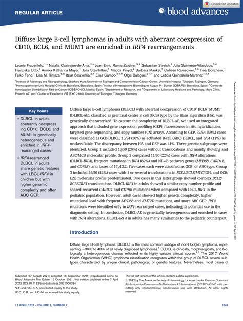 Pdf Pediatric Nodal Marginal Zone Lymphoma And Pediatric Type