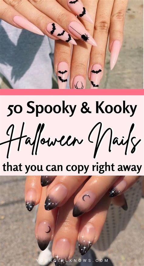 50 Cute And Spooky Halloween Nails To Copy Easily Yourgirlknows