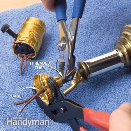 Replacing a lamp's electrical cord is often easier and safer than repairing it. A guide on How to repair a lamp socket | Warisan Lighting