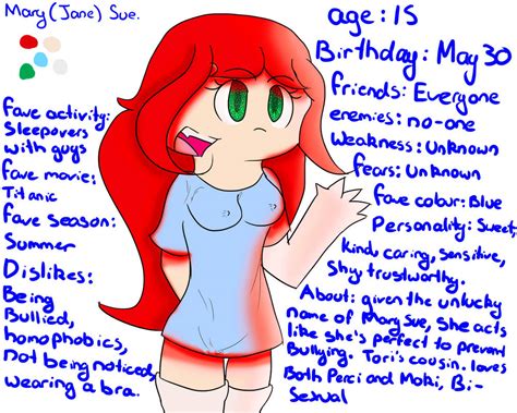 new character mary sue by silvitrine on deviantart